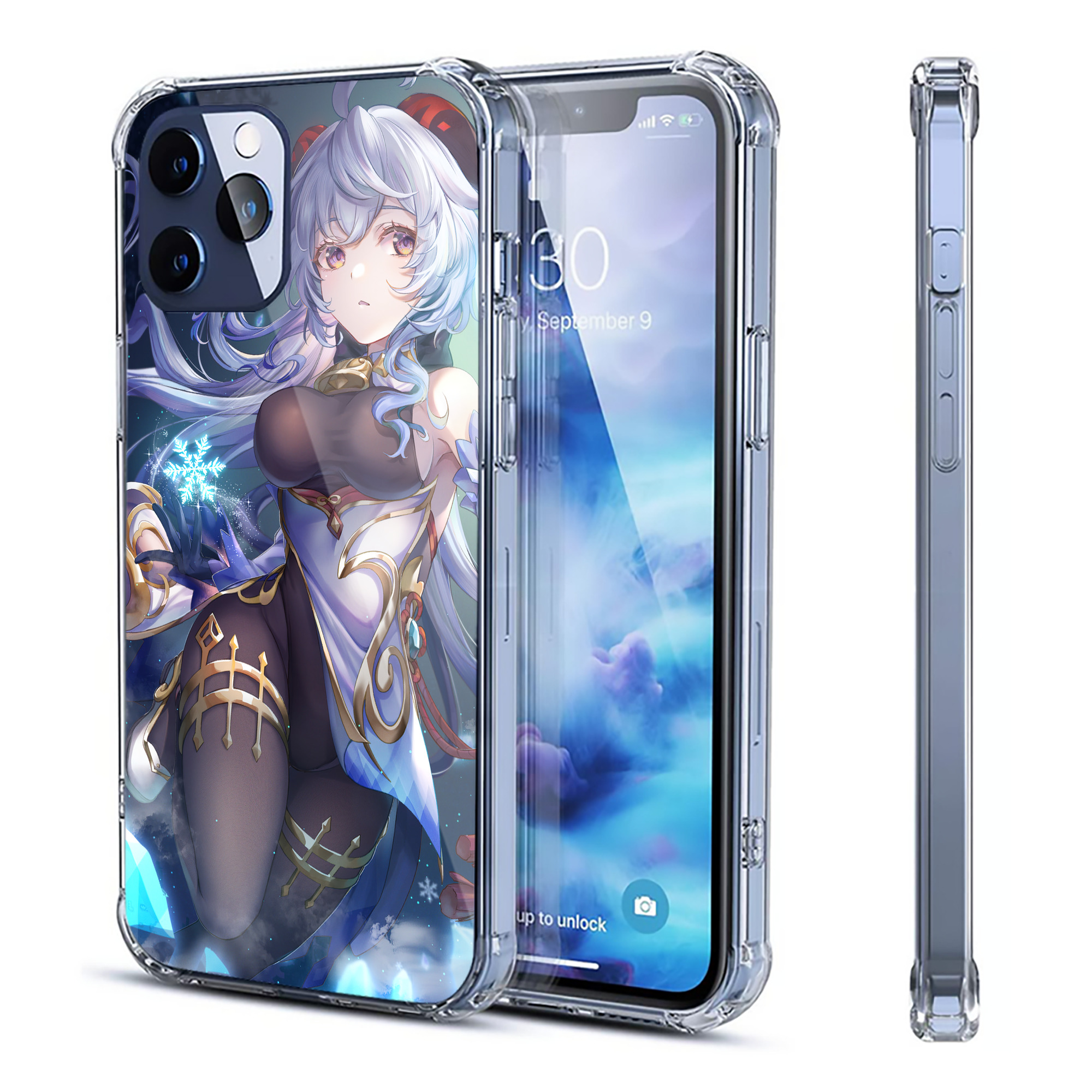 げんし神 genshin 【iPhone 12シリーズ対応】透明スマホケース（クリアソフトケース）